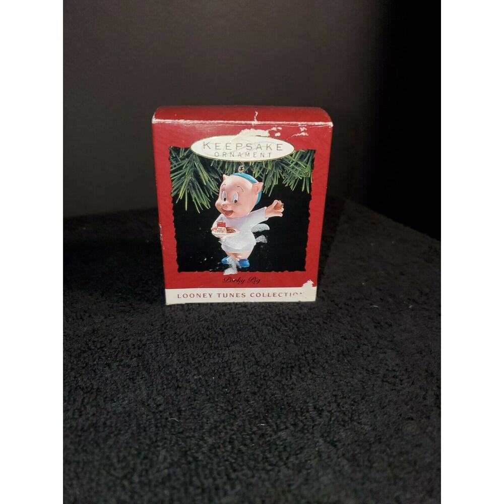 Hallmark Porky Pig Christmas Ornament NIB